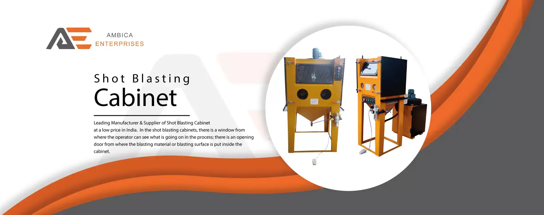 Shot Blasting Machine | Portable Manufacturer India blasting Shot in Machine